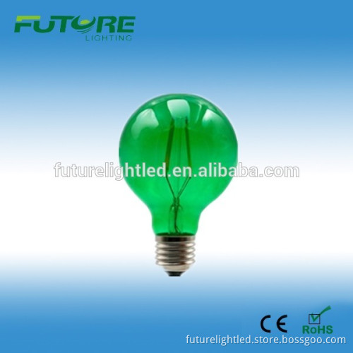 2017 hot selling colorful 4W slim led filament bulb